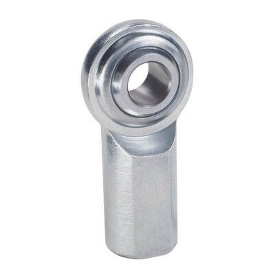 Rod End, CM Series, Spherical, 3/16 in Bore, 10-32 Steel, Zinc Oxide Male or Female