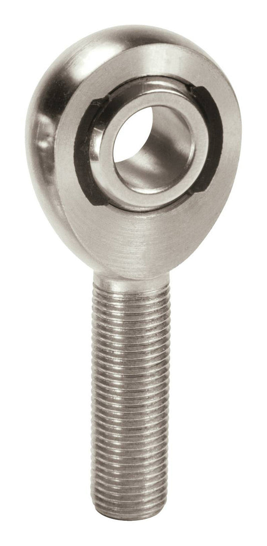 Rod End, EXM Series, Spherical, 5/8 in Bore, 3/4-16 in Male Thread, PTFE Lined, Steel, Zinc Oxide