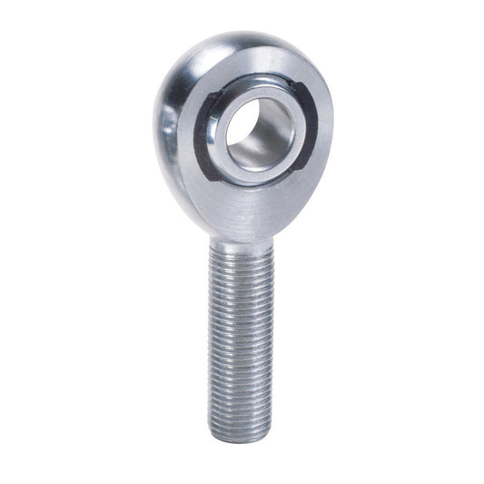 Rod End, XM Series, Spherical, 3/8 in Bore, 3/8-24 in Male Thread, PTFE Lined, Chromoly, Zinc Oxide