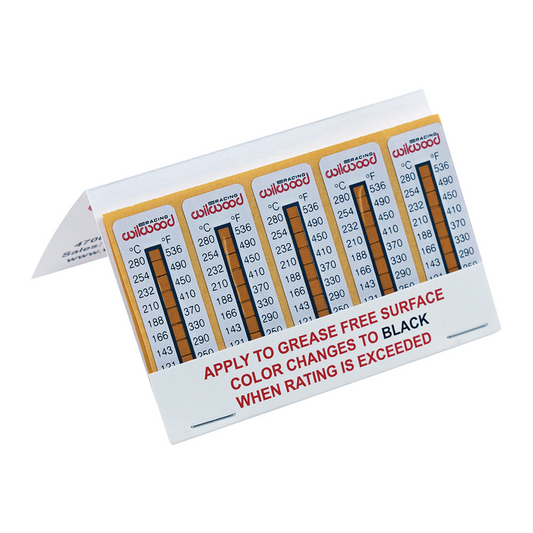 Wilwood - Temperature Measuring Stickers - 10 pack WIL400-15671