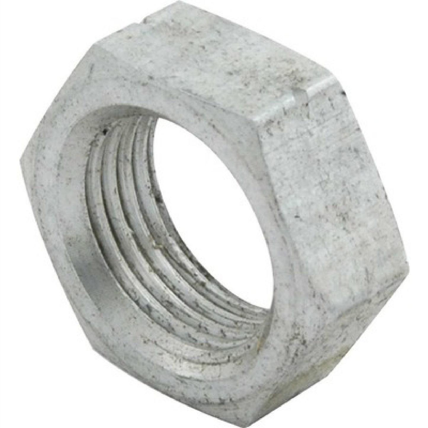 Jam Nut, Aluminum, Natural